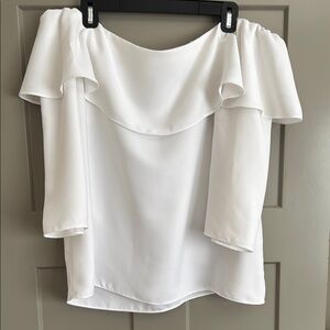 Elegant Off-Shoulder White Top